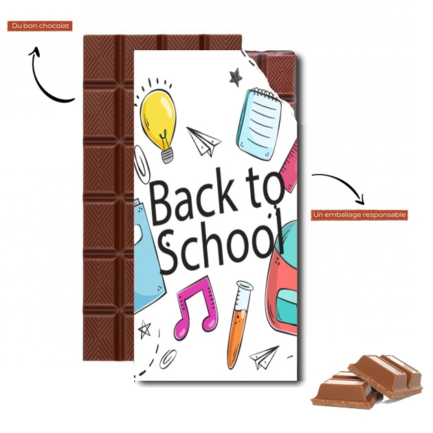Tablette Back to school background drawing