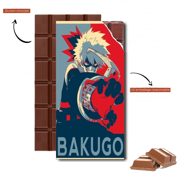 Tablette Bakugo Katsuki propaganda art