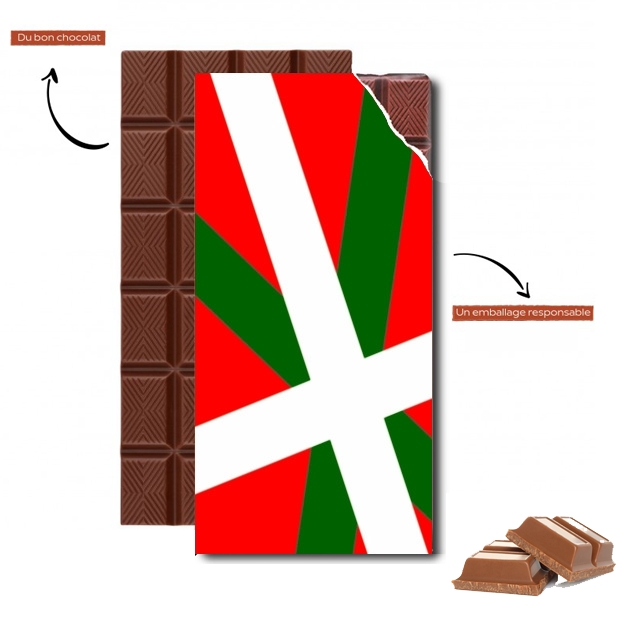 Tablette de chocolat - Cadeau de Pâques Basque