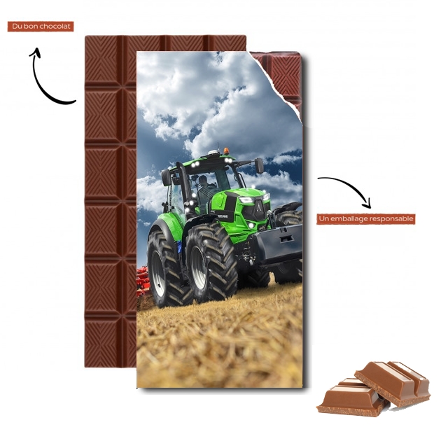 Tablette de chocolat - Cadeau de Pâques deutz fahr tractor