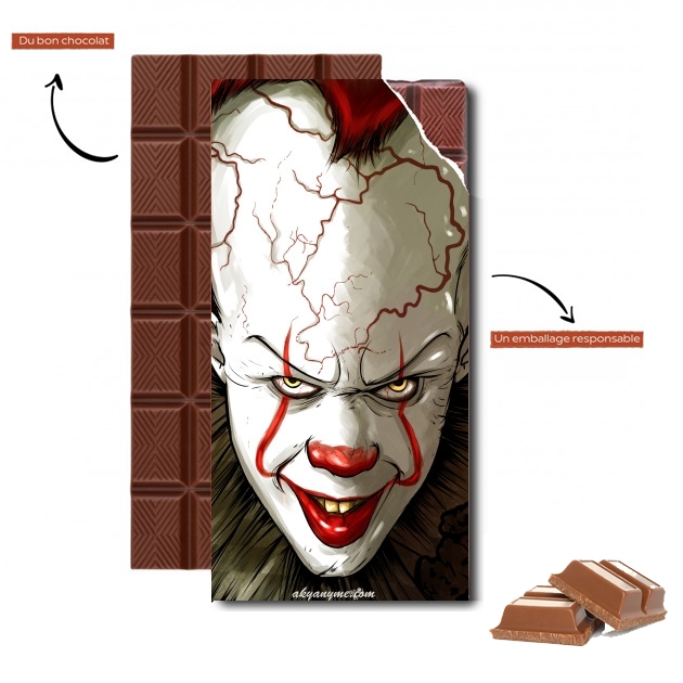 Tablette de chocolat - Cadeau de Pâques Evil Clown 