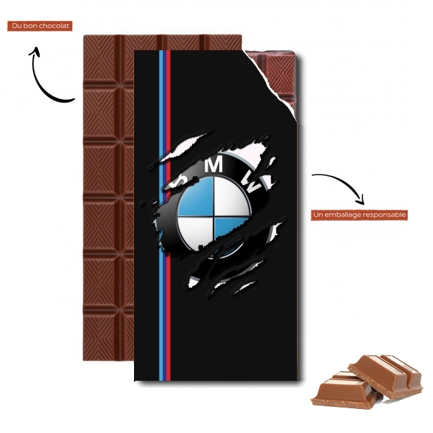 Tablette de chocolat - Cadeau de Pâques Fan Driver Bmw GriffeSport