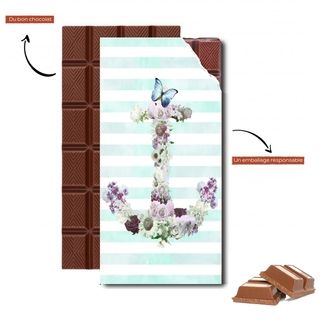 Tablette Floral Anchor in mint