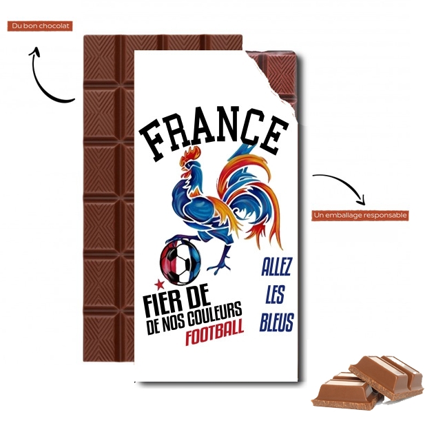 Tablette France Football Coq Sportif Fier de nos couleurs Allez les bleus