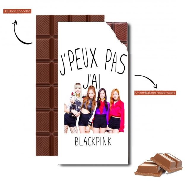 Tablette de chocolat - Cadeau de Pâques Je peux pas jai blackpink