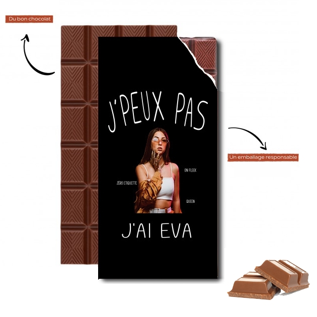 Tablette de chocolat - Cadeau de Pâques Je peux pas j'ai Eva Queen