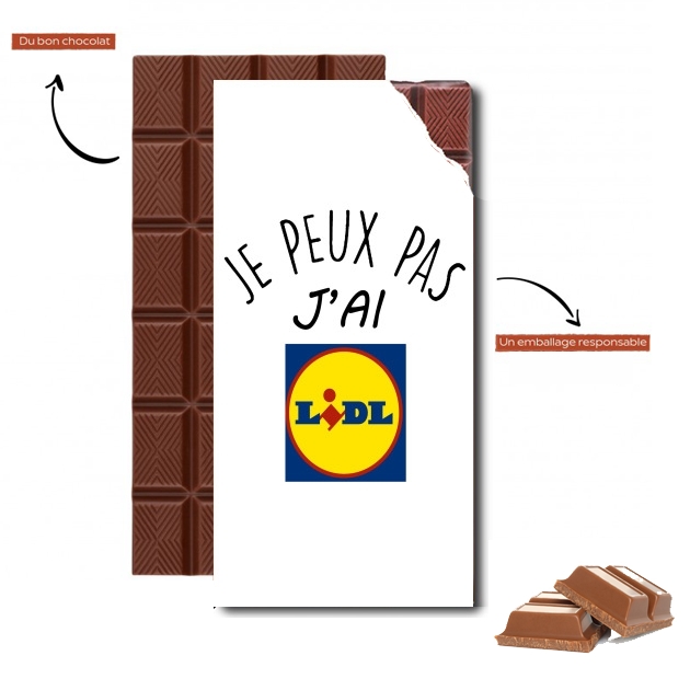 Tablette de chocolat - Cadeau de Pâques Je peux pas jai LIDL