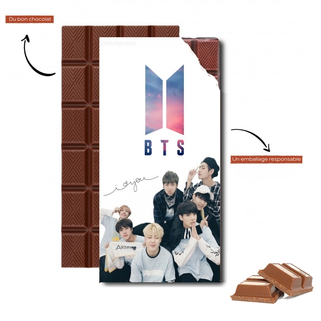 Tablette de chocolat - Cadeau de Pâques K-pop BTS Bangtan Boys