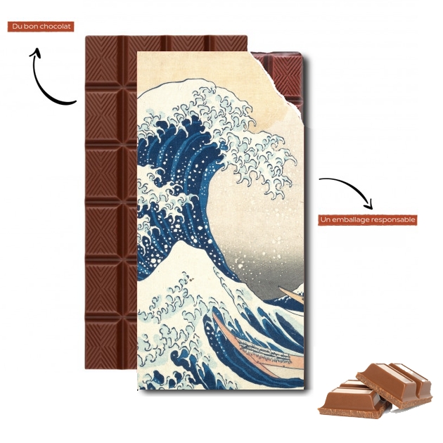 Tablette de chocolat - Cadeau de Pâques Kanagawa Wave