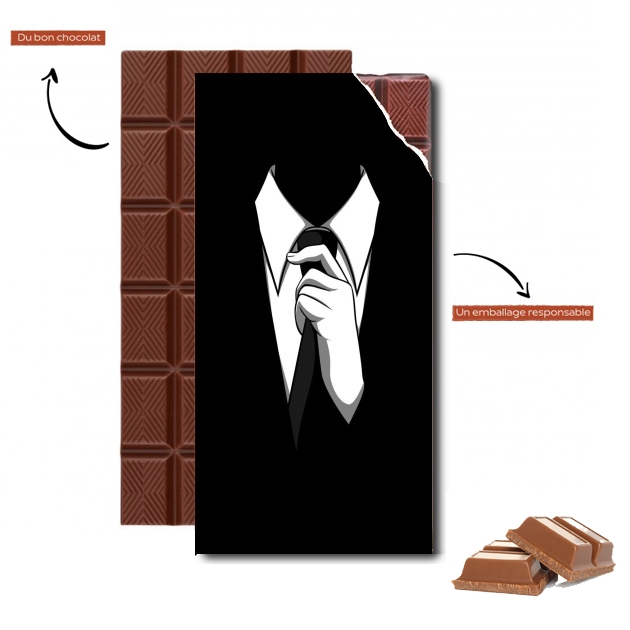 Tablette de chocolat - Cadeau de Pâques Mr Black