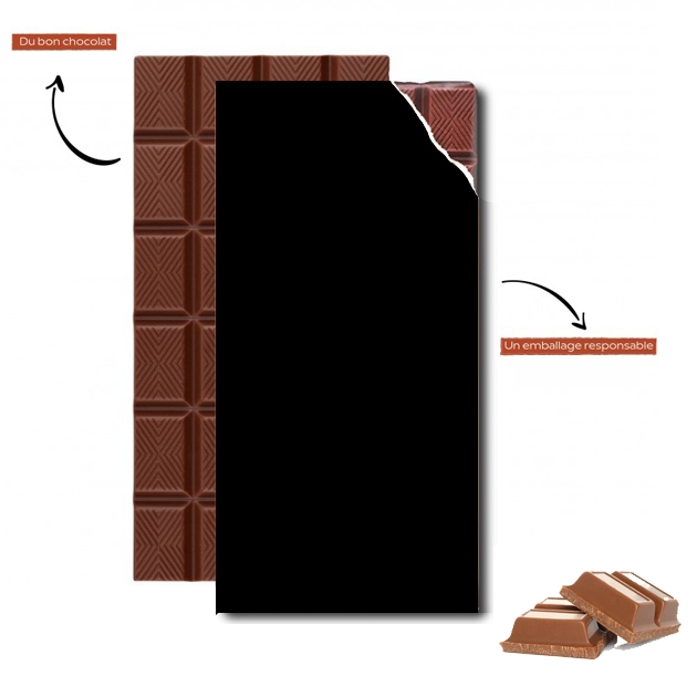 Tablette de chocolat - Cadeau de Pâques Noir