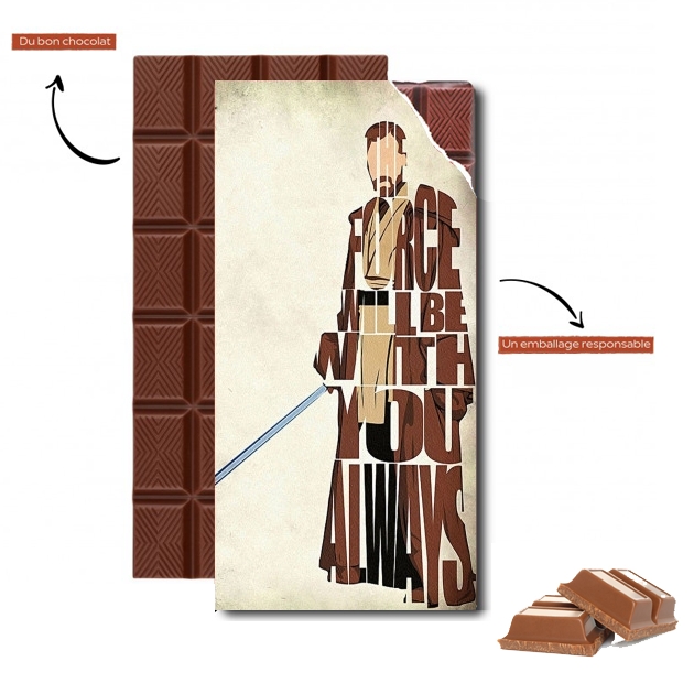 Tablette Obi Wan Kenobi Tipography Art