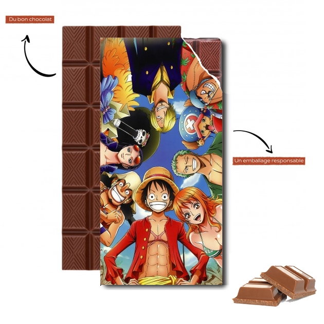 Tablette de chocolat - Cadeau de Pâques One Piece Equipage