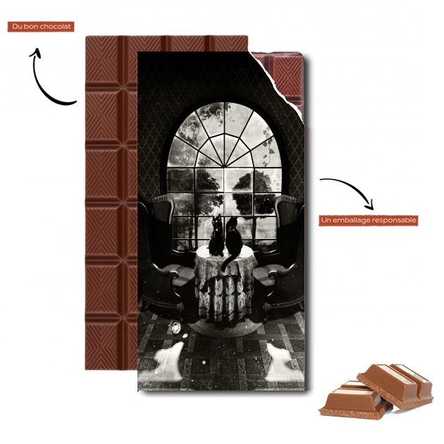 Tablette de chocolat - Cadeau de Pâques Room Skull