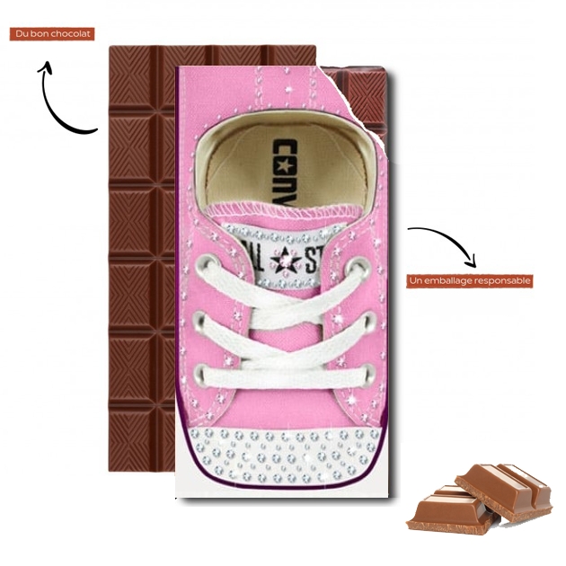 Tablette Chaussure All Star Rose Diamant