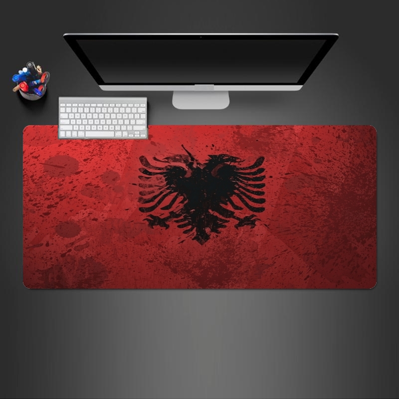 Tapis Albanie Painting Flag