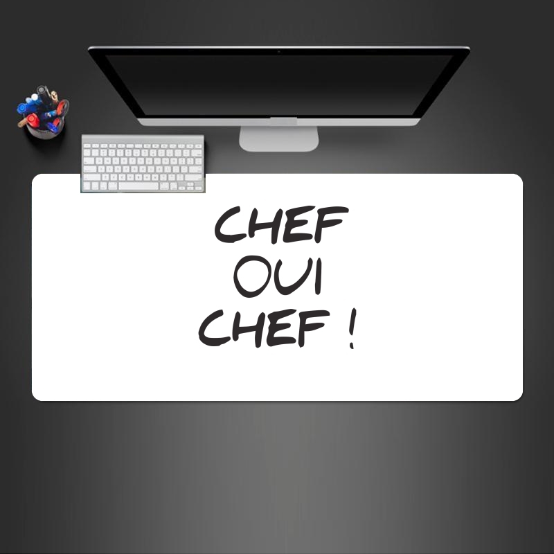 Tapis Chef Oui Chef humour