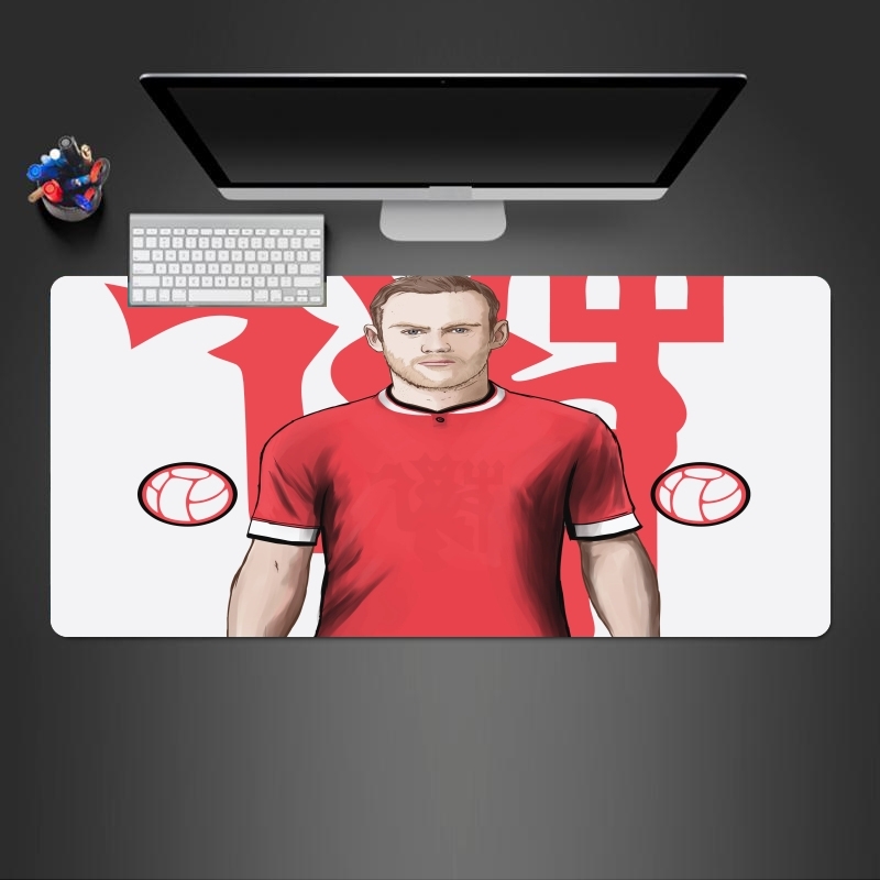 Tapis Football Stars: Red Devil Rooney ManU