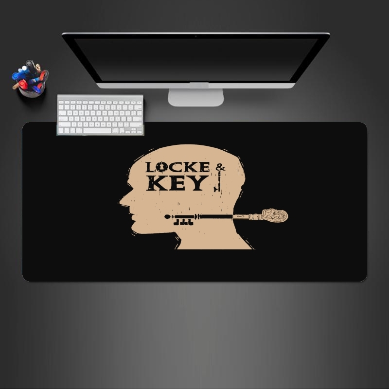 Tapis Locke Key Head Art