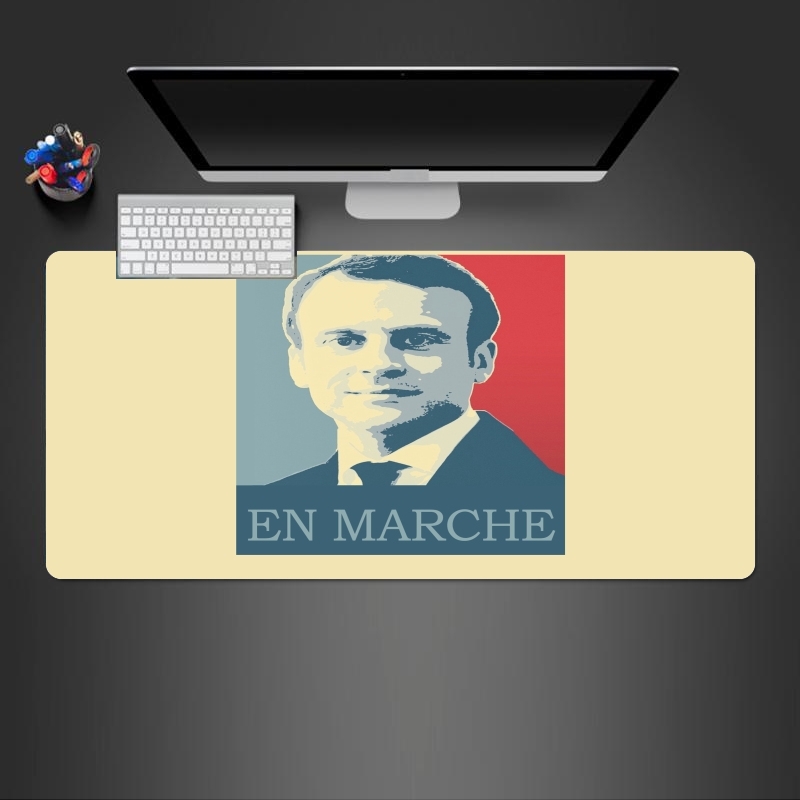 Tapis Macron Propaganda En marche la France