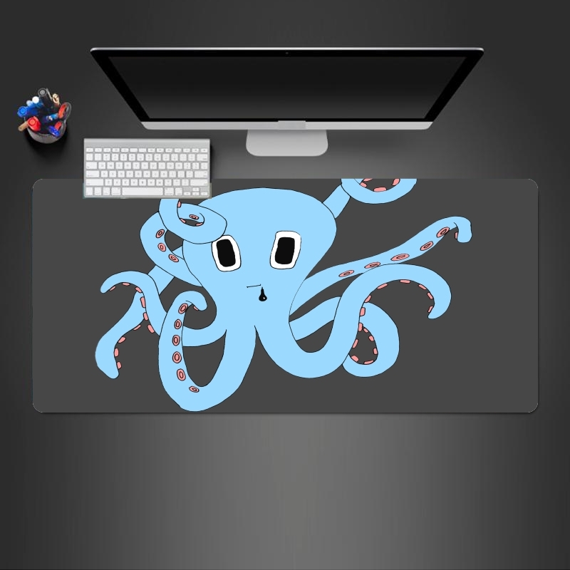 Tapis octopus Blue cartoon