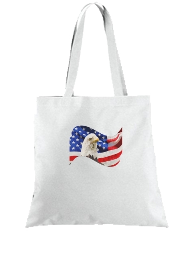 Tote Bag - Sac American Eagle and Flag