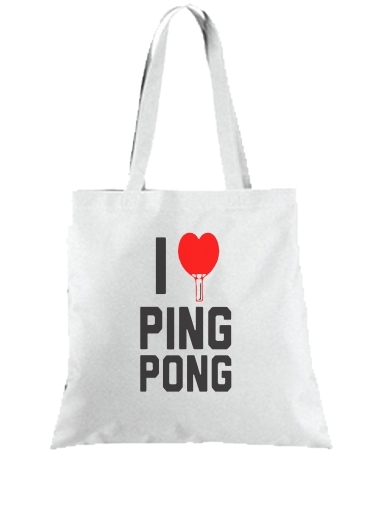 Tote I love Ping Pong