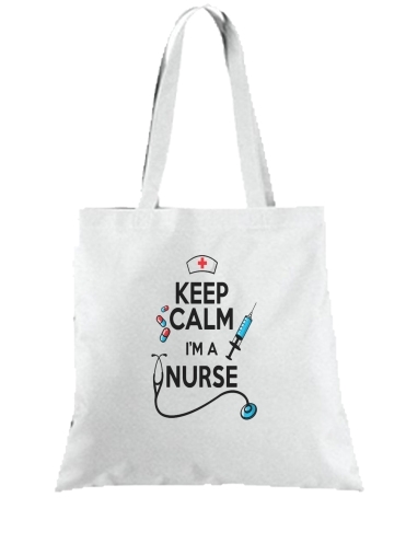 Tote Keep calm I am a nurse