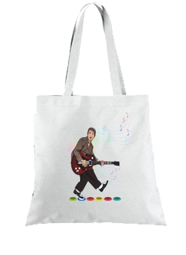 Tote Marty McFly plays Guitar Hero