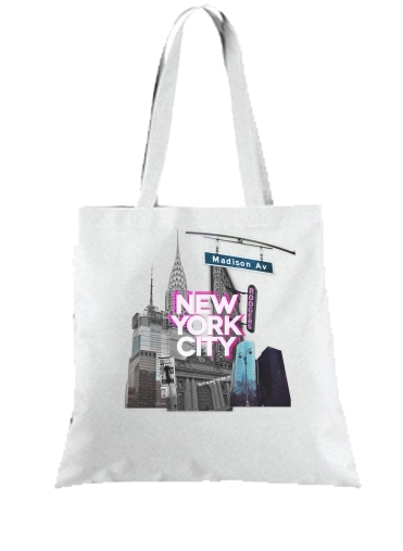 Tote Bag - Sac New York City II [pink]