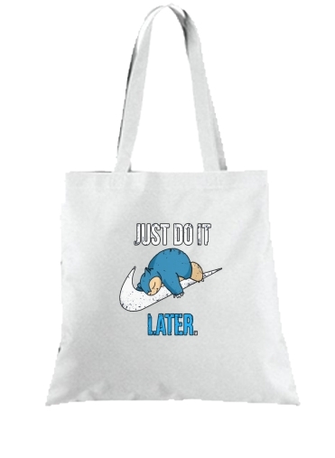 Tote Nike Parody Just do it Late X Ronflex