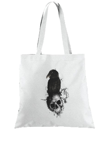 Tote Raven and Skull