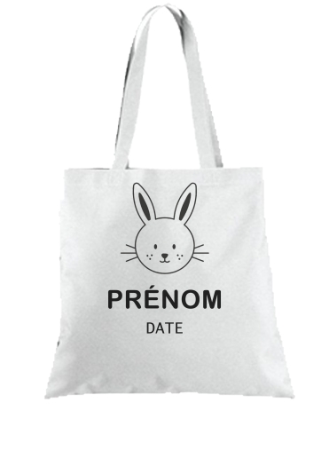 Tote Tampon annonce naissance Lapin