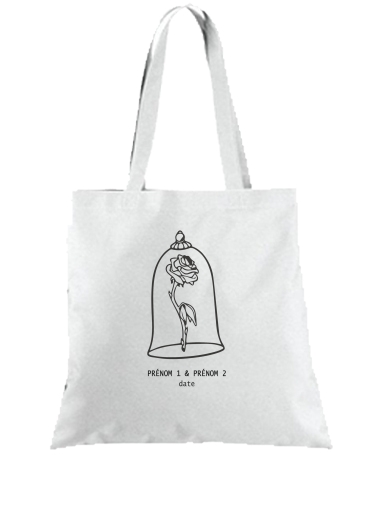Tote Tampon Mariage inspiration Belle Rose