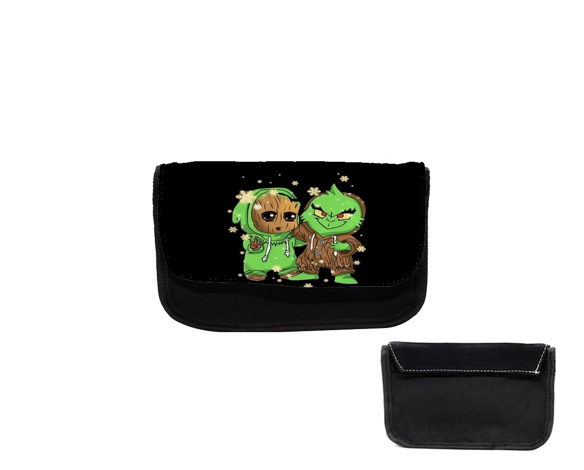 Trousse Baby Groot and Grinch Christmas