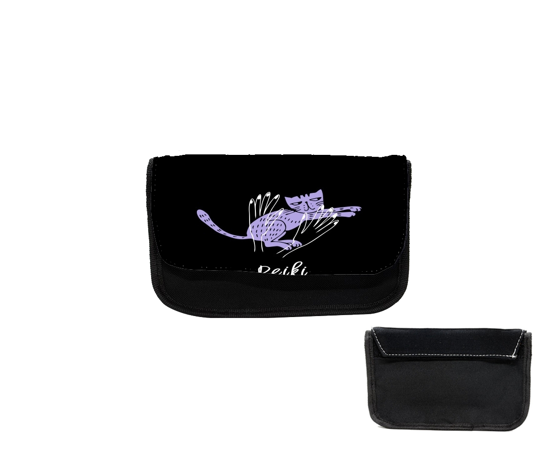 Trousse Reiki Animal chat violet