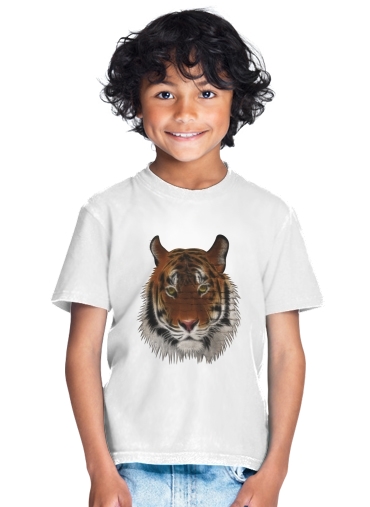 T-shirt Abstract Tiger