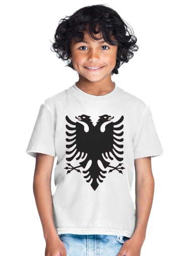 T-shirt Albanie Painting Flag