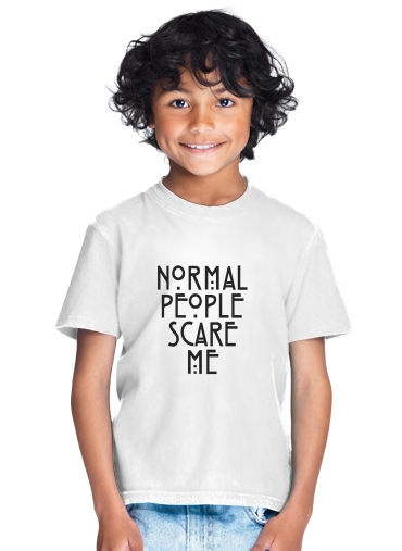 T-shirt American Horror Story Normal people scares me