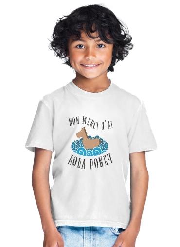 T-shirt Aqua Ponney
