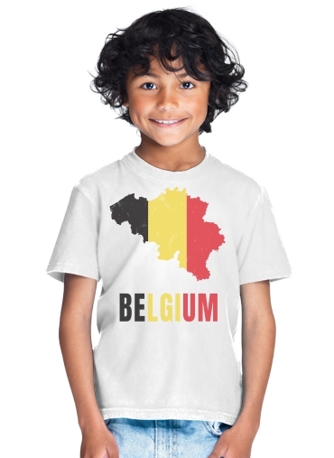 T-shirt Drapeau Belgique