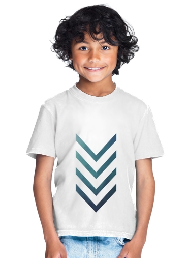 T-shirt Enfant Blanc Blue Arrow 