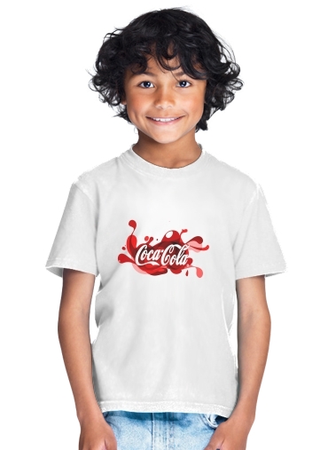 T-shirt Enfant Blanc Coca Cola Rouge Classic