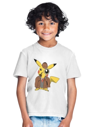T-shirt Detective Pikachu x Sherlock