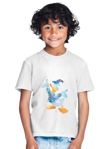 T-shirt Donald Duck Watercolor Art