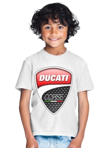 T-shirt Enfant Blanc Ducati