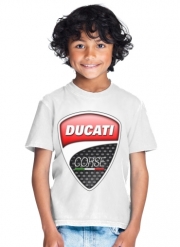tshirt-enfant-blanc Ducati