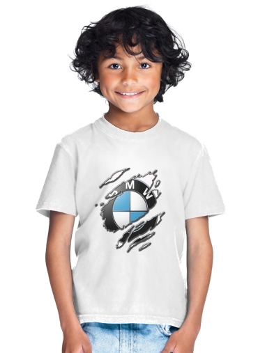 T-shirt Enfant Blanc Fan Driver Bmw GriffeSport