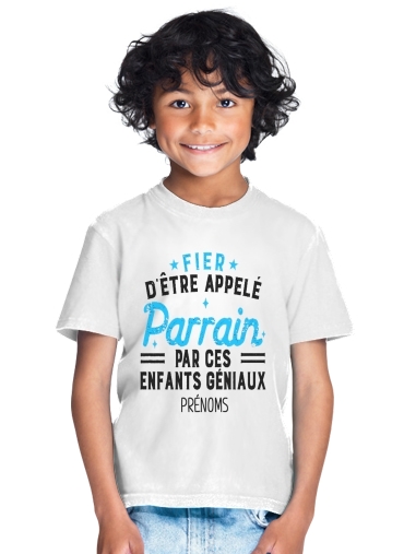 T-shirt Fier d'être appelé Parrain par ces enfants géniaux