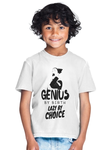 T-shirt Genius by birth Lazy by Choice Shikamaru tribute